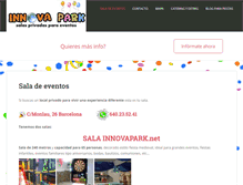 Tablet Screenshot of innovapark.net